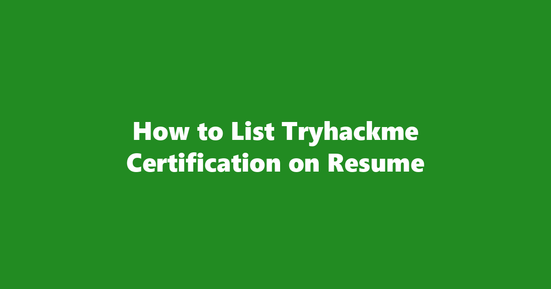 tryhackme certification on resume banner image