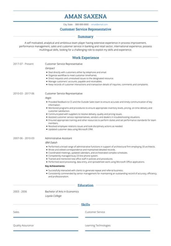 simple resume template