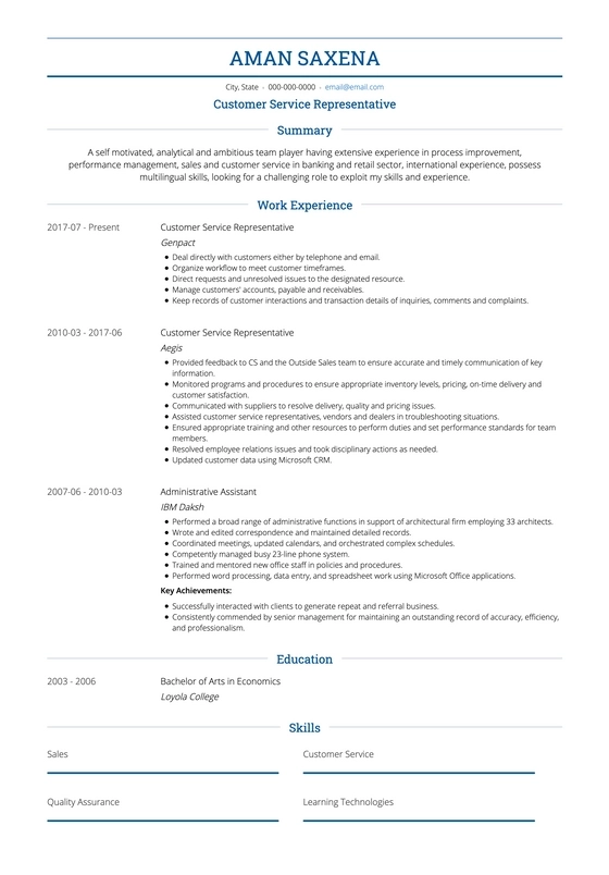 traditional simple resume template