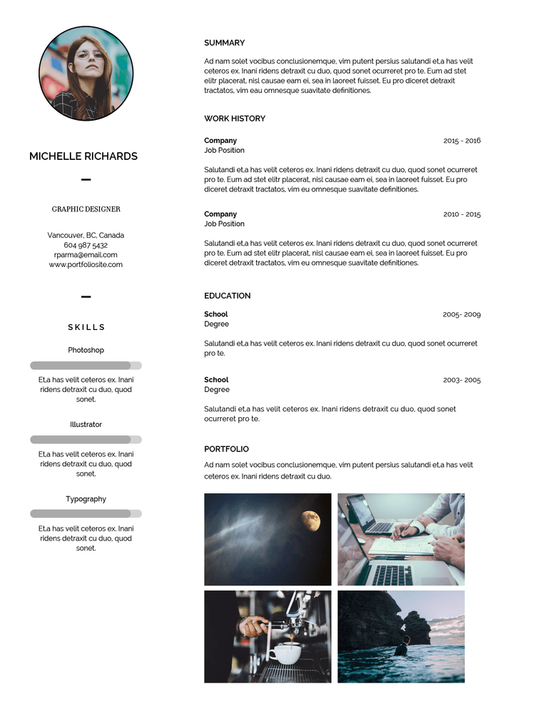 Resume Template - Vienna