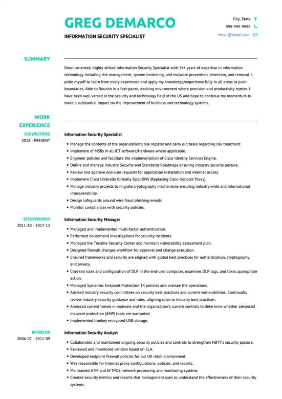 Security Officer Resume Objective Examples