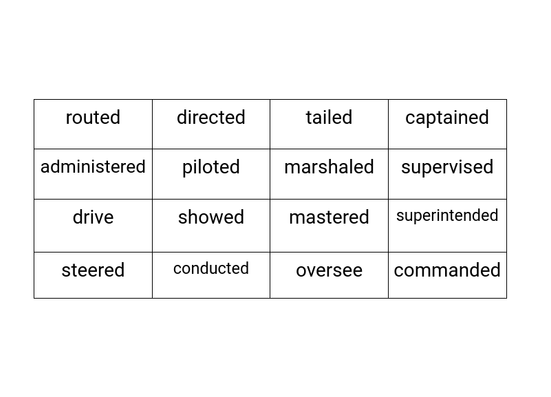 led synonyms for resume