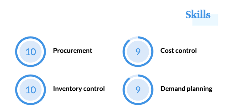 Buyer CV Example: Skills