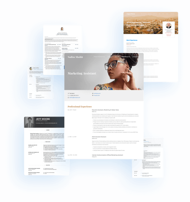 Collection of police officer resume examples showing varied patrol, investigations, training, and public safety experience.