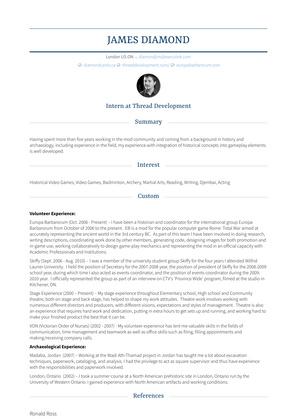 Sales Clerk/Baker Resume Sample and Template