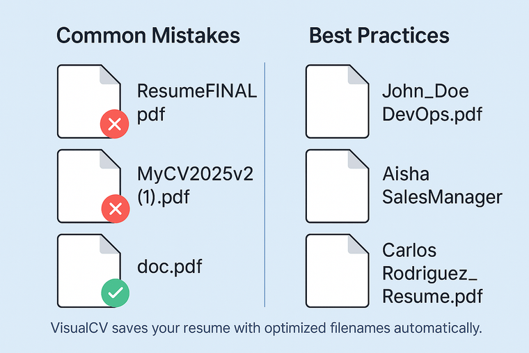 how to name your resume files