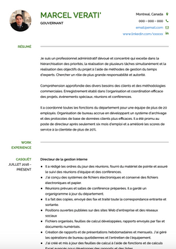 s Resume Sample and Template
