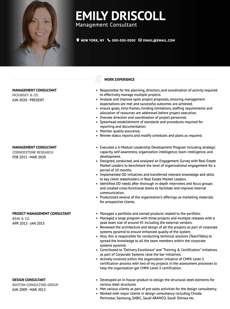 Brooklyn openoffice resume template