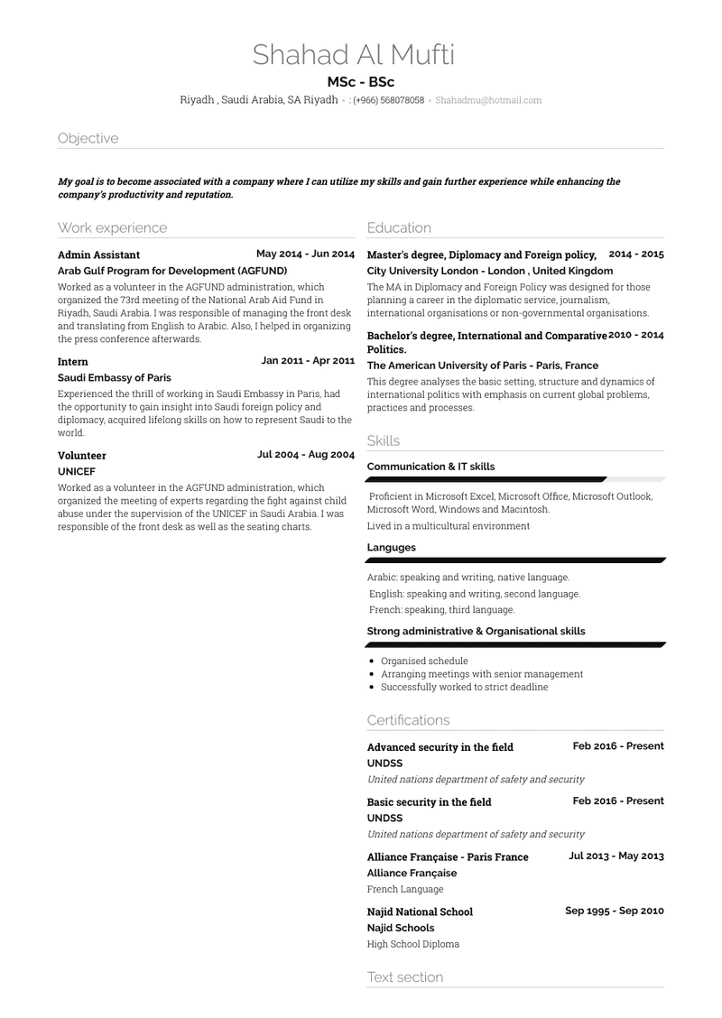 Admin Assistant   Resume Sample and Template