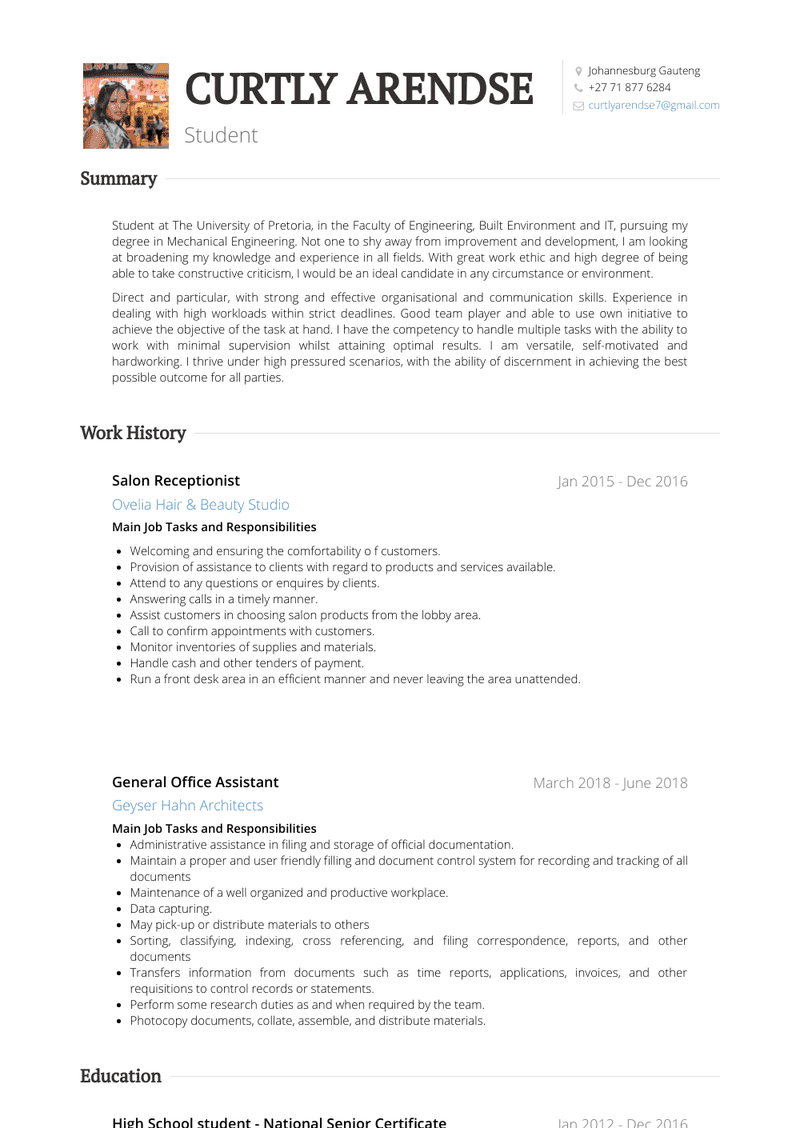 Legal Secretary Resume Sample and Template