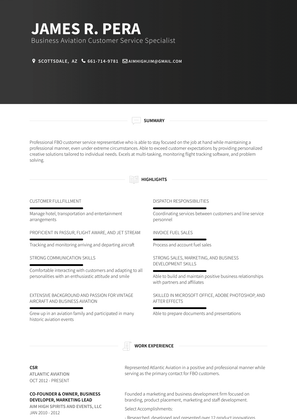 Csr Resume Sample and Template