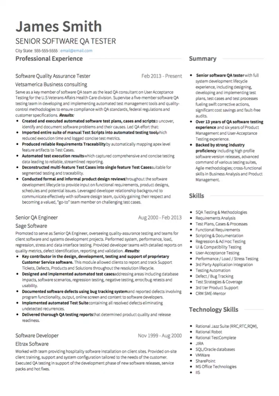 debugging resume skills