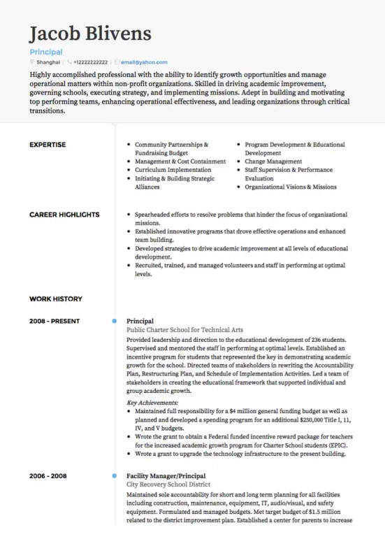 Elementary School Teacher Resume Objective Examples