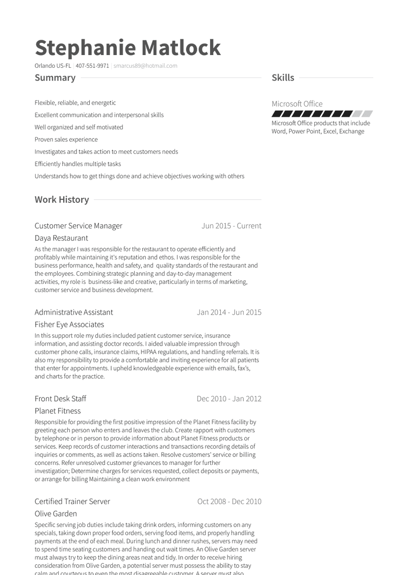 Stay At Home Mom Resume Sample and Template