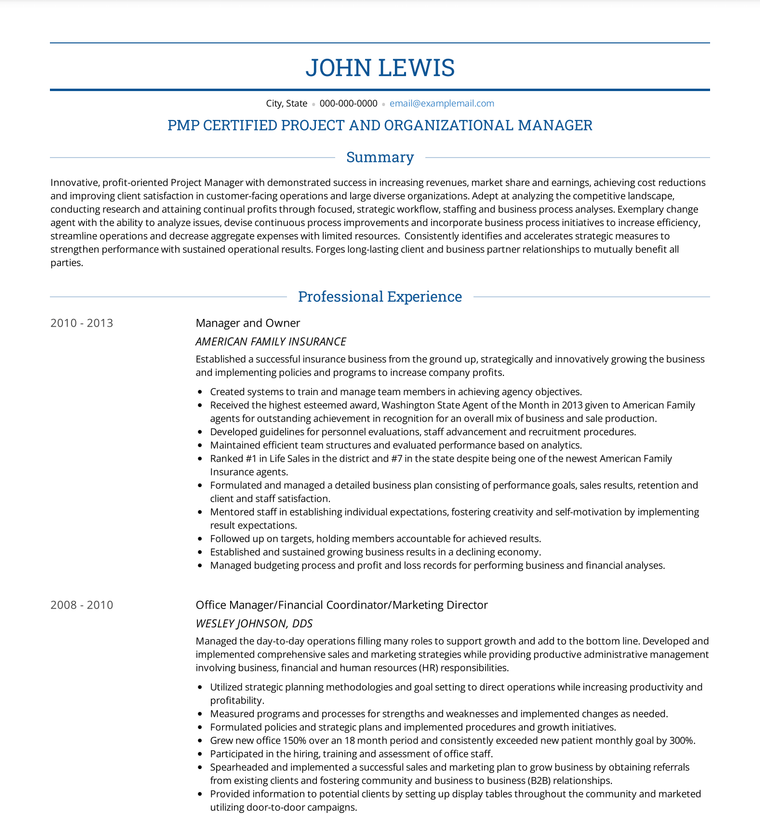 New Zealand Resume Format: Reverse-Chronological