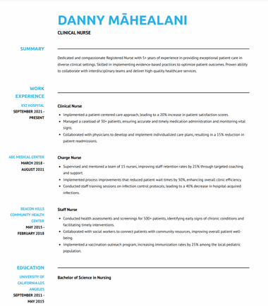 14 Professional Medical Resume Templates | PDF, Word, Google Sheet