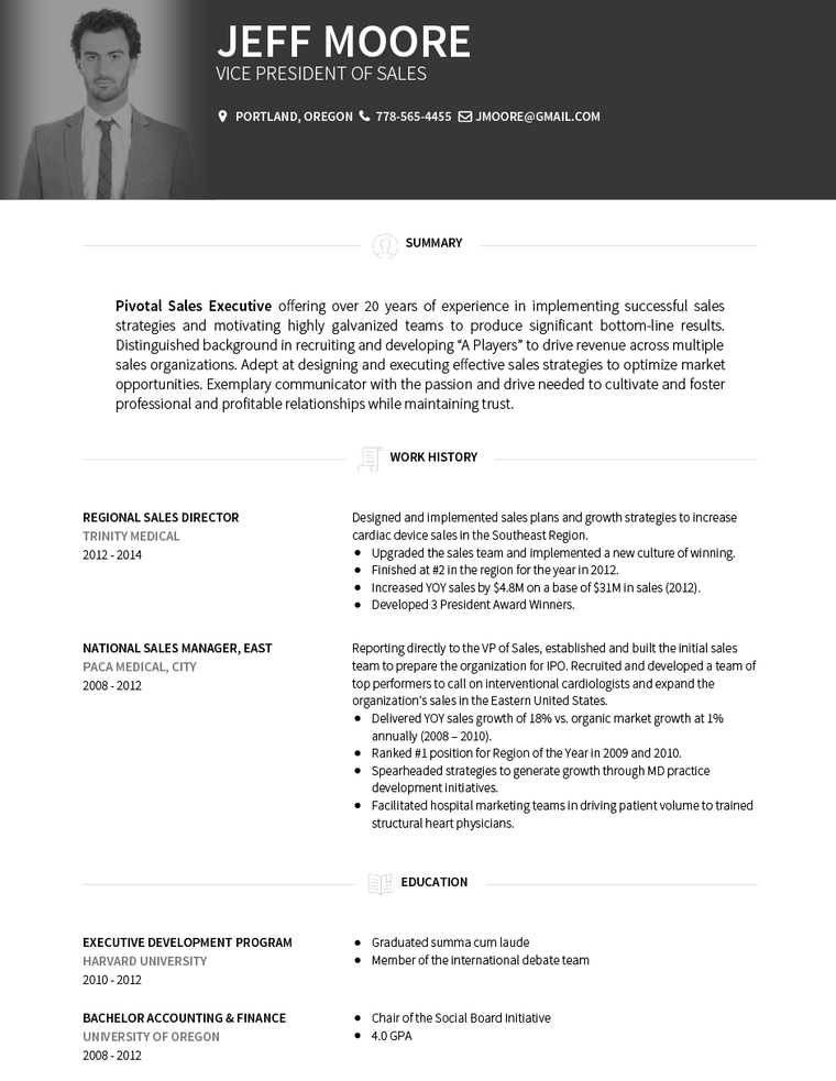 Brooklyn CV Template 