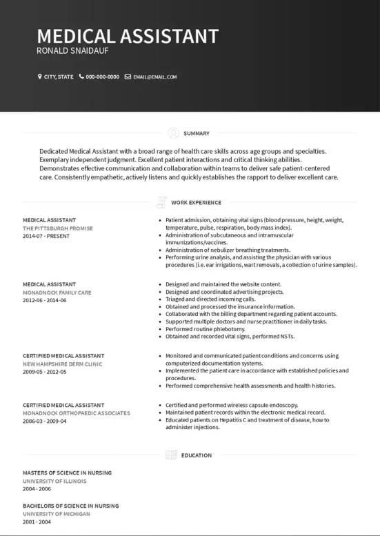 key skills for medical assistant resume