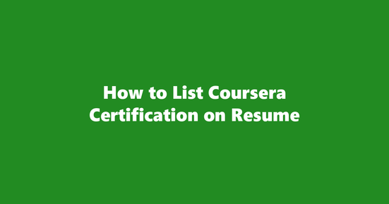 coursera certification on resume banner image
