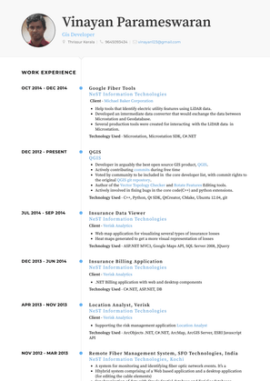 Google Fiber Tools Resume Sample and Template