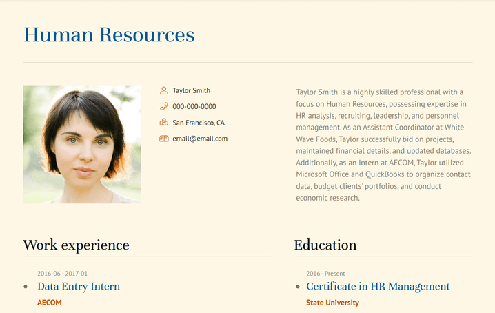 Entry Level HR Resume: How to Write an HR Resume With No Experience