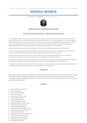 Full Admissions Representative Resume Sample and Template