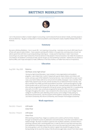 Shift Leader Resume Sample and Template