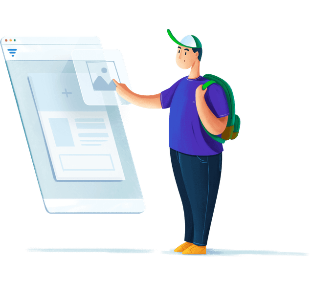VisualCV editor showing a career change resume with transferable skills, work history, and a clean professional layout.