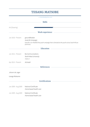 Groundbreaker Resume Sample and Template