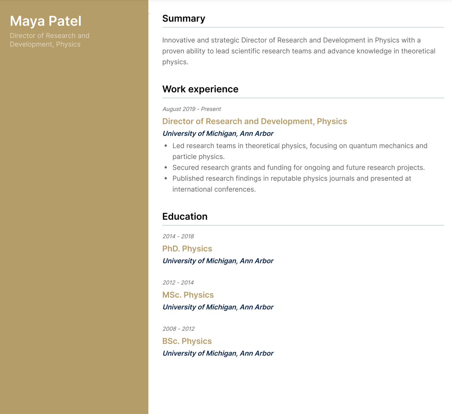 20+ Academic CV Templates For 2024 | Word, PDF, Google Docs Academic CV