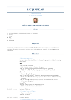 Corporal / Detective Resume Sample and Template