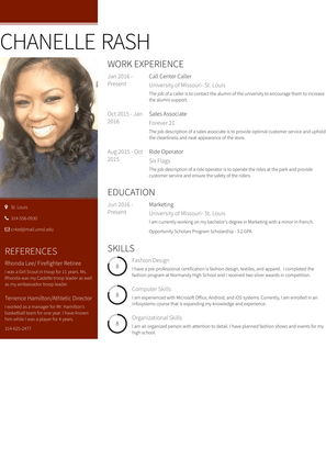 Call Center Caller Resume Sample and Template