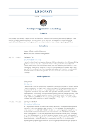 Salesperson Resume Sample and Template