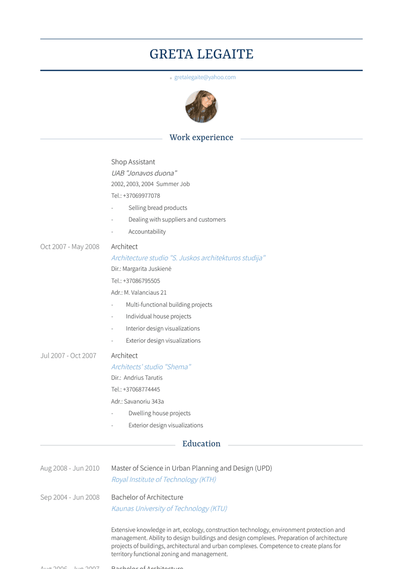 Shop Assistant Resume Sample and Template
