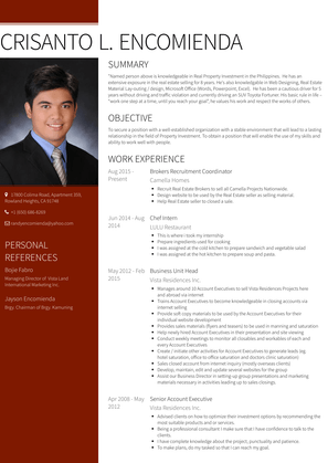 Business Unit Head Resume Sample and Template